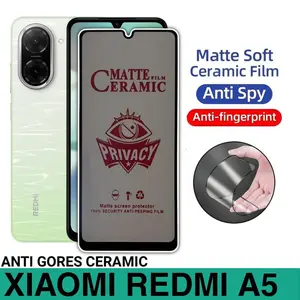 Anti Gores Ceramic untuk Xiaomi Redmi A5 Matte Anti Spy Privacy