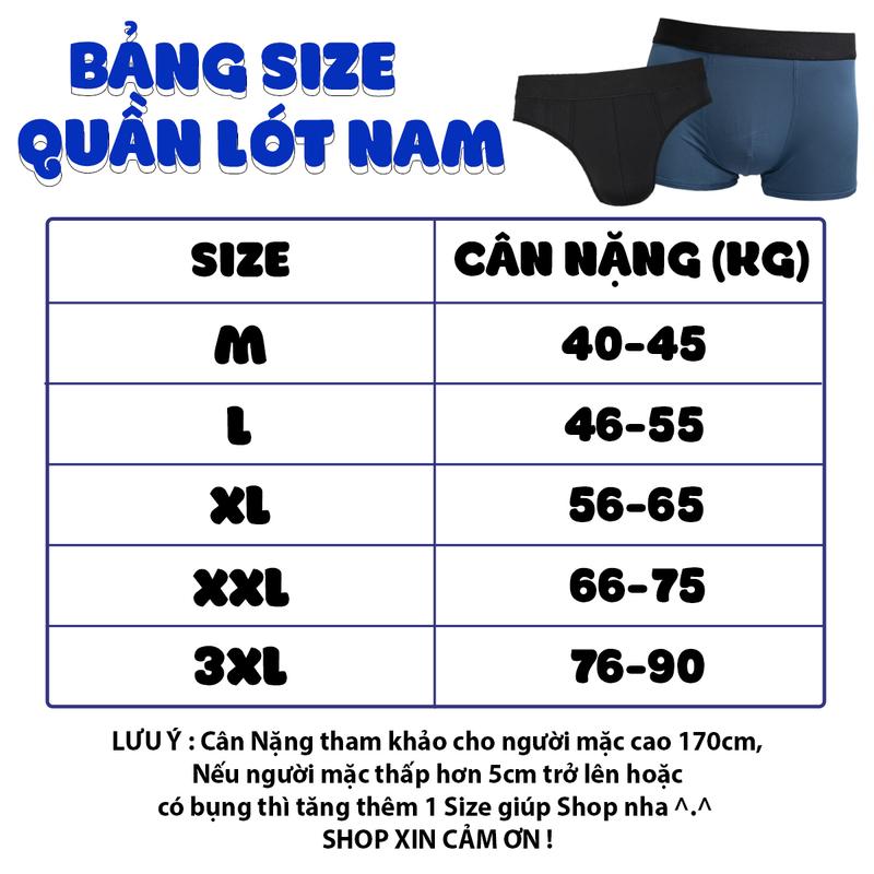 Set 5 quần sịp nam màu đen thun lạnh, quần lót nam nhiều mẫu đa dạng co dãn thoải mái, đồ lót nam thấm hút tốt, quần sịp Menswear thoáng mát Quần Boxer Boxer 2