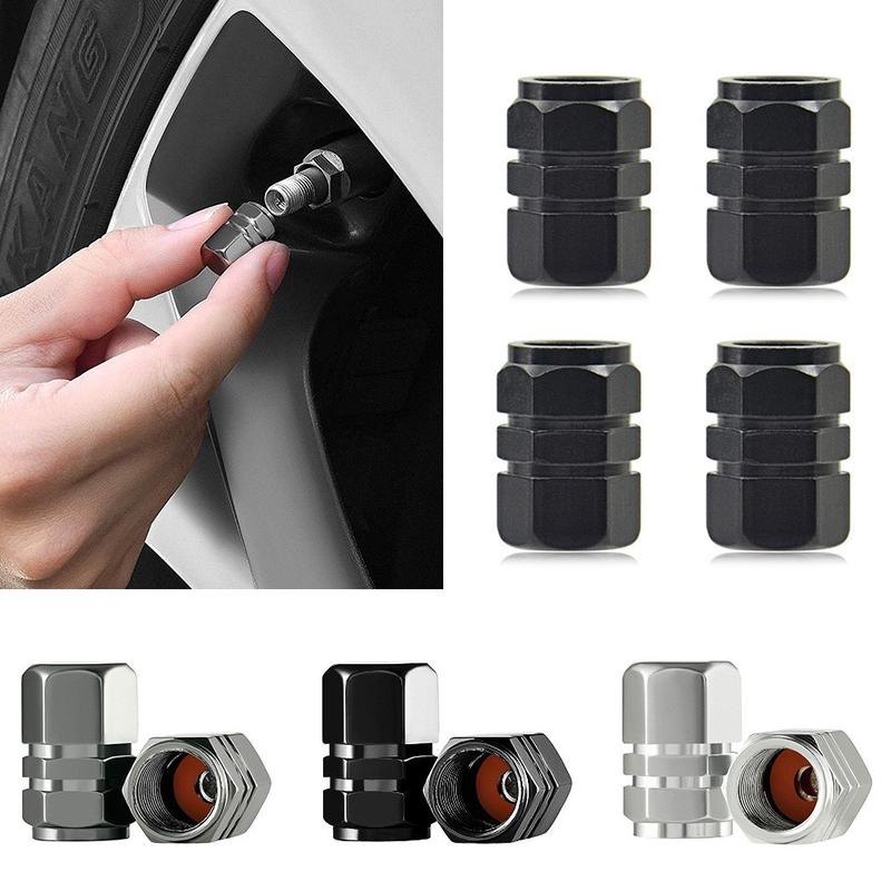 Bộ 4 ốc - nắp chụp chân van, đầu vòi xe hơi, xe máy, ô tô chất lượng cao chống rỉ nhiều màu Phụ tùng xe máy 5d1f1v2df 1
