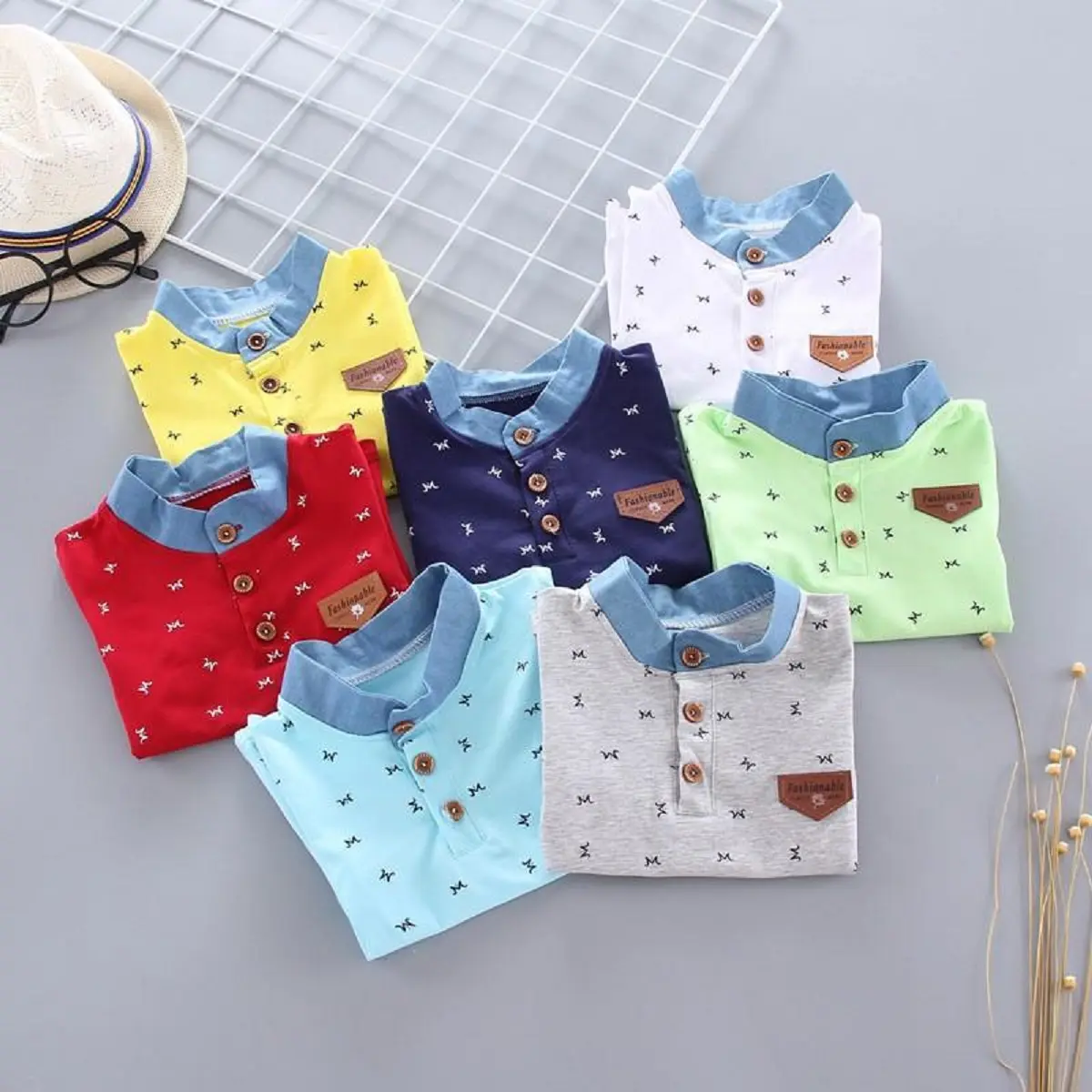 candytown Setelan Kemeja Bayi Laki-laki Lengan Pendek SET METRO CANADA EBV