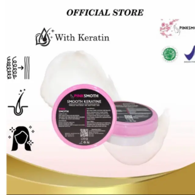 PINKSMOTH - PELURUS RAMBUT TANPA CATOK TRAVEL SIZE 100Ml