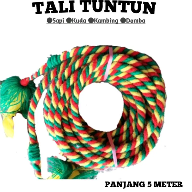 TALI TUNTUN / TALI TAMBANG SAPI/KUDA/KAMBING/DOMBA DAN SEGALA JENIS HEWAN TERNAK LAINNYA