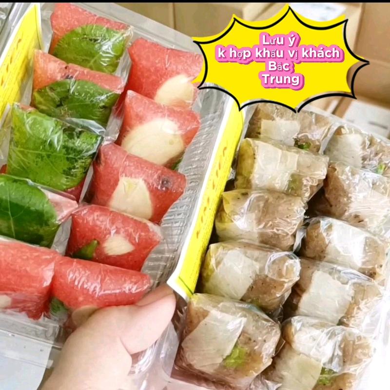 [5HỘP] Nem Chua  Lai Vung - Bì Thịt Ớt Hiểm Xanh - Nem 160rgam/ Bì 180rgam - đặc sản miền tây. ăn vặt 4