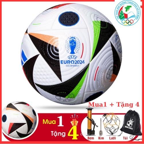 Quả Bóng đá Euro24 Size 5 banh bóng đá đúc mẫu mới nhất + Tặng 1 Ba Lô + 1 Ống Bơm + 1 Túi Lưới + 1 Kim Bơm Sport