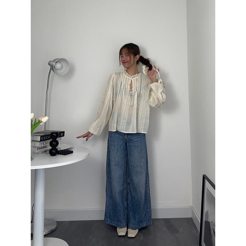 STUDIO DEI • Lea Top | Lace Blouse Wanita 5
