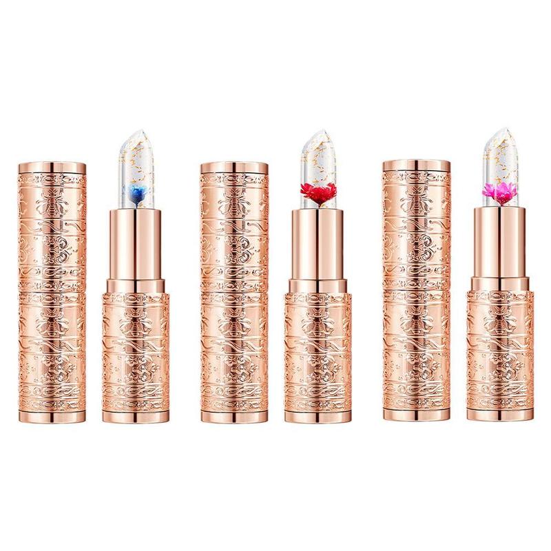 Product Introduction of Son Môi Đổi Màu Thạch Trong Suốt, Dưỡng Ẩm, 3 Màu Hoa, Lâu Trôi, J3T0 30