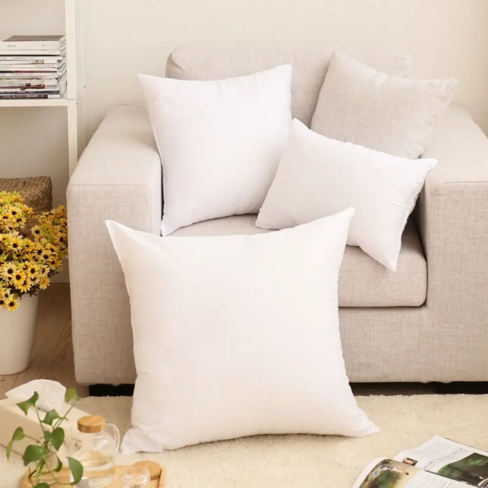 New Square Throw Pillow Insert Cotton-padded Decorative Pillow Stuffer Pillow Core Sofa