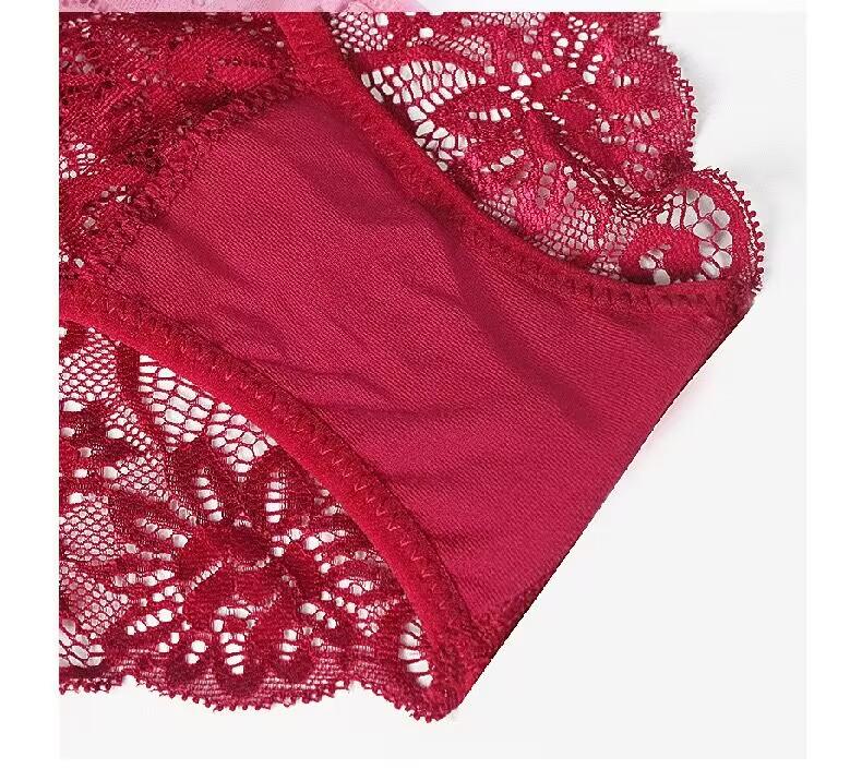 Dezenna Celana Dalam Wanita Mid Waist G String Renda Transparan Jumbo 5C125 8