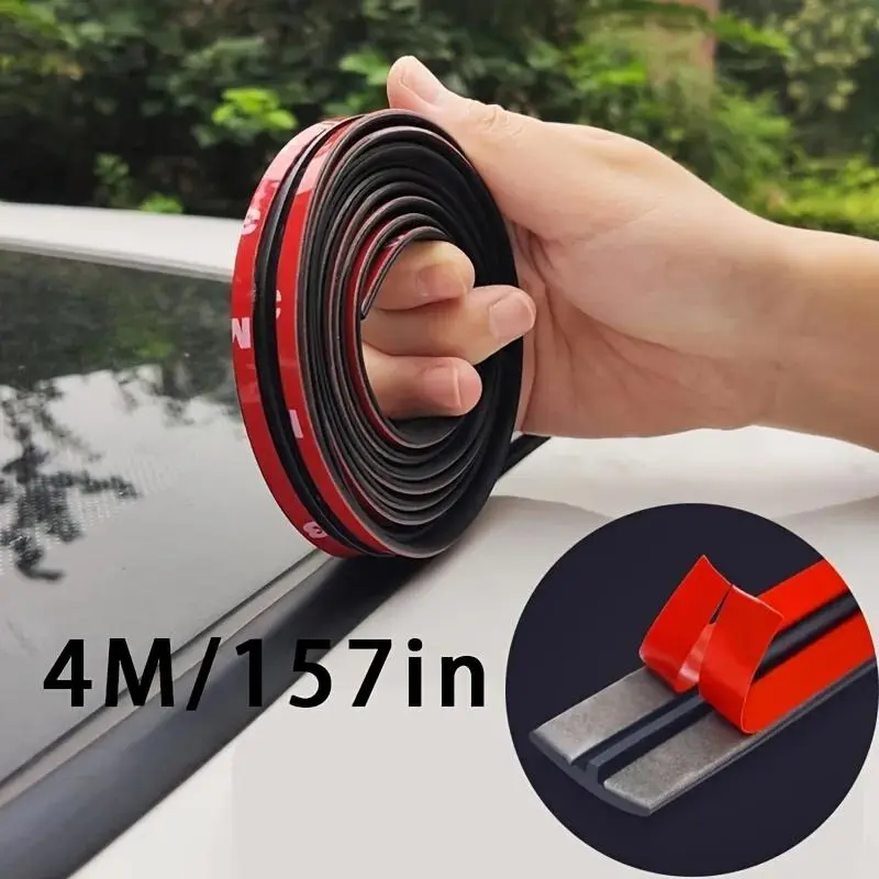 Car Rubber Seal Strip, 1 Count Car Window Seal Strip, Universal Car Roof Windshield Rubber Seal Strip, Car Exterior Accessories for Car, Easter, Back to School, New Year 6