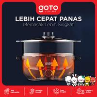 Gambar Goto [COD] Oscar Panci Listrik Elektrik Fry Pan 3L Goreng Kukus Serbaguna - NAVY BLUE dari Goto Living Kota Tangerang 4 Tokopedia