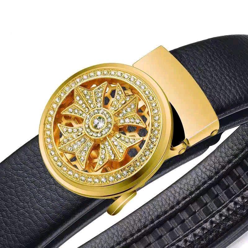Dây thắt lưng thời trang nam khóa xoay tự động . 3
