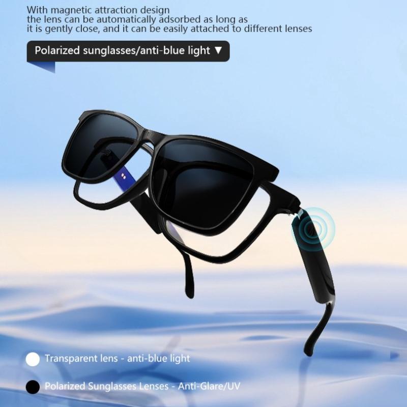 GS05 Upgrade Smart Glasses With Camera Video Recording AI Photo Recognition Bluetooth Call Translation Voice Assistant Glasses