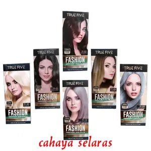 TRUE FIVE PROFESSIONAL HAIR FASHION COLOR 2 X 100ML | PEWARNA RAMBUT | PEWARNA PLUS PEROXIDE