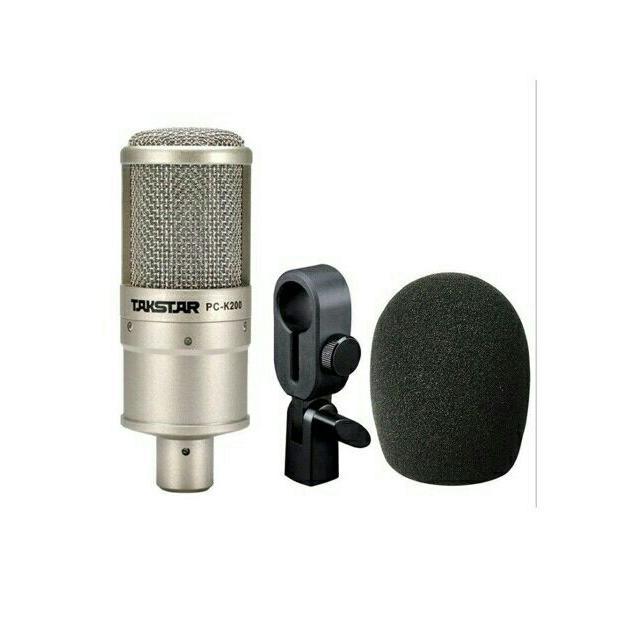 Combo bộ livestream thu âm mic PC K200 và sound card Icon Upod Pro 2