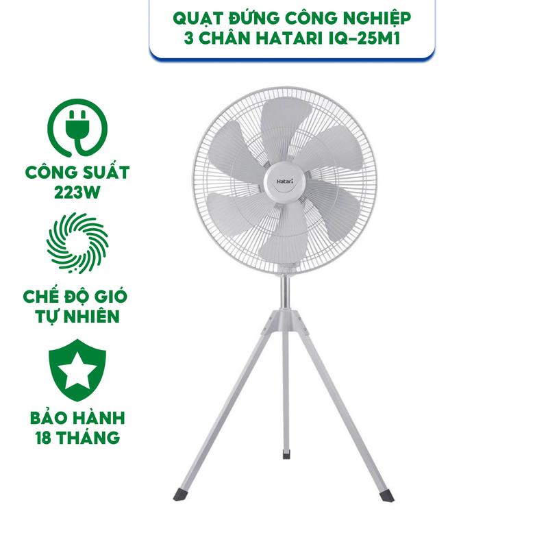 Quạt đứng công nghiệp 4 chân HATARI IQ25M1 - Hàng chính hãng bảo hành 36 tháng QuạT Fan