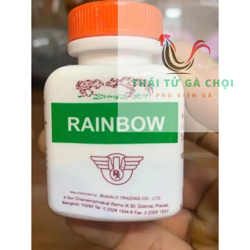 [Nhập khẩu] 100 viên rainbow tăng cơ bắp gà đá 100 viên thuoc gachoi