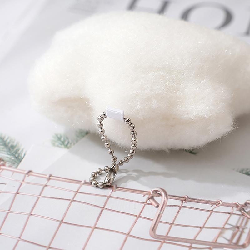 Product Introduction of Cartoon Cute White Cloud Plush Keychain Pendant Kawaii Key Charms Soft Doll Toys Gift Girl Backpack Accessories Decoration 8