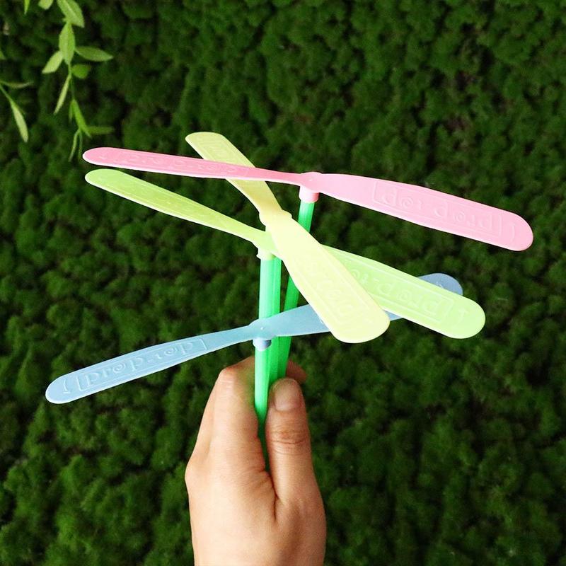 Đồ Chơi Mini, Vui Nhộn Cho Trẻ Em, Quà Tặng Bay, Cánh Quạt Chuồn Chuồn Cổ Điển, Máy Bay Trực Thăng Copt Mini, Làm Bằng Nhựa, Thích Hợp Cho Trò Chơi Ngoài Trời, Bộ Cho Trẻ Em 4