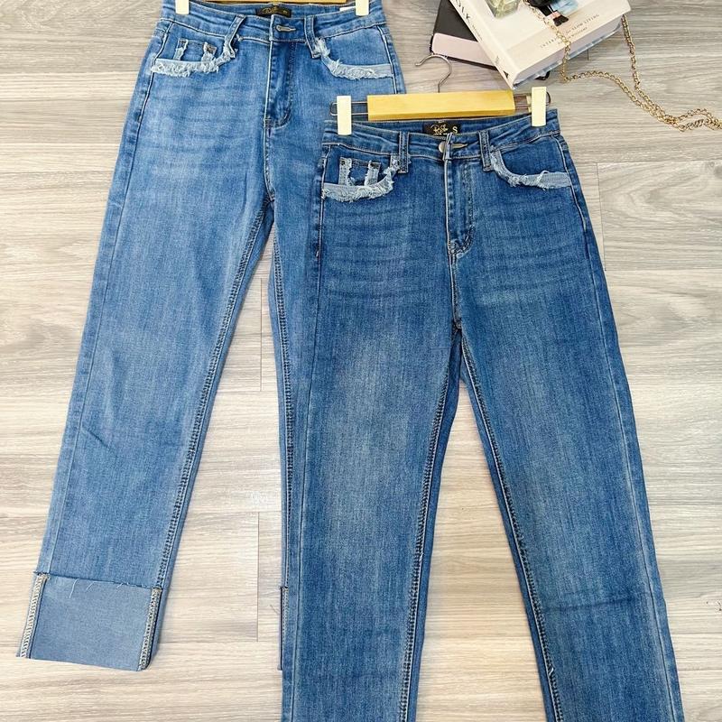 Celana Jeans Stik Balik Import Kinfolk Model Straight - Black/White/Blue/Deep Blue 4