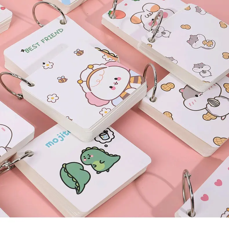 Sticky Note Ring/Buku Mini Ring/Notebook Ring isi 80 lembar Paper