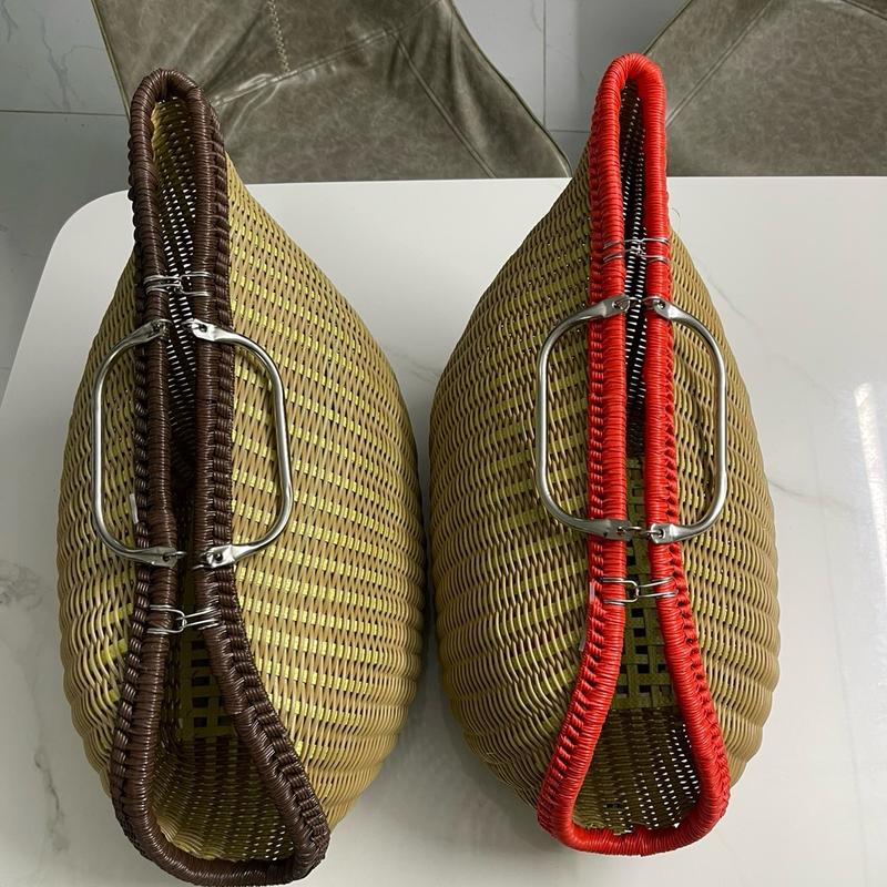 Giỏ Sợi Vip Cao Cấp đựng gà chọi Màu Nâu Rêu