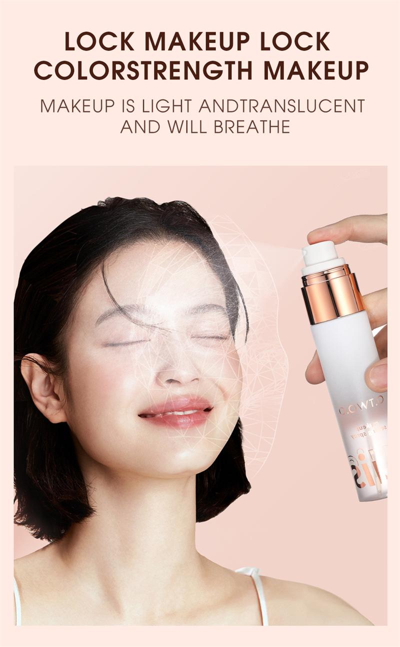 Product Introduction of O.TW O.O Oil Control Fine Soft Yarn Makeup Spray Hydrating No Makeup Quick Film Long-lasting Makeup Spray 50ml 25