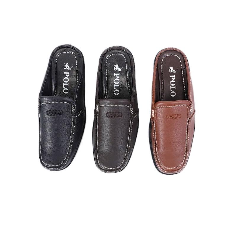 Giày nam Sabo siêu bền, siêu rẻ với quai da tổng hợp và đế cao su chống trơn trượt