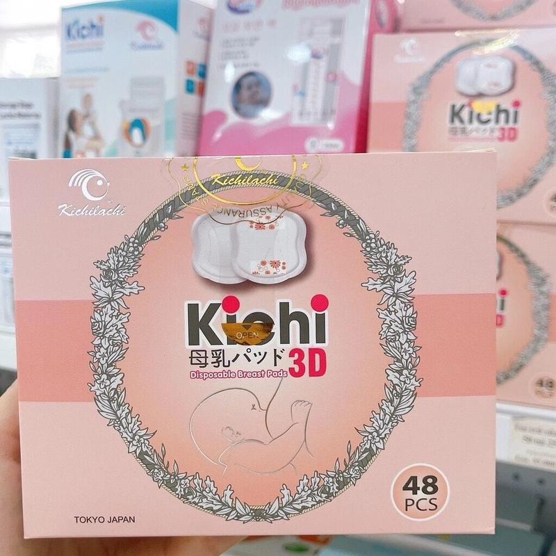 Miếng lót thấm sữa kichilachi mỏng nhẹ thấm hút tốt dành cho mẹ sau sinh 3