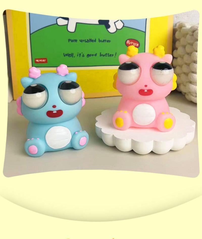 Product Introduction of Creative eye popping dragon shakes sound exploding dinosaur decompression toys in the the Year of the Loong 8