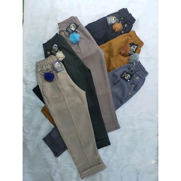 baggy pants anak perempuan usia 4-13 tahun celana anak perempuan celana anak cewe celana anak anak Fashion 2