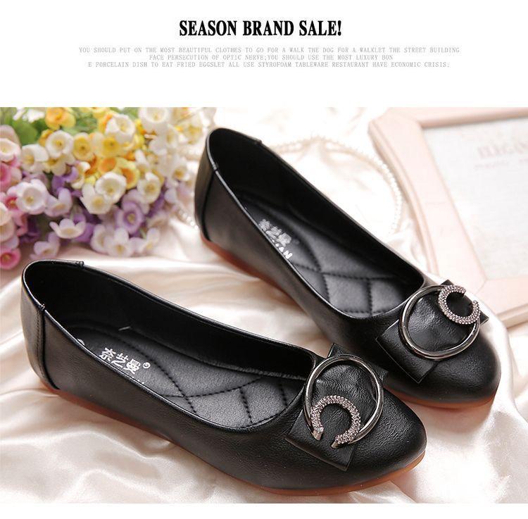 Product Introduction of Giày Nữ Tods, Baimuniao, Đế Mềm, Da Mềm, Thích Hợp Cho Mùa Lò Xo Và Mùa Thu, Giày Sữa, Giày Đế Bằng Thoải Mái Thường Ngày Mùa Hè, Hàng Mới Về 17
