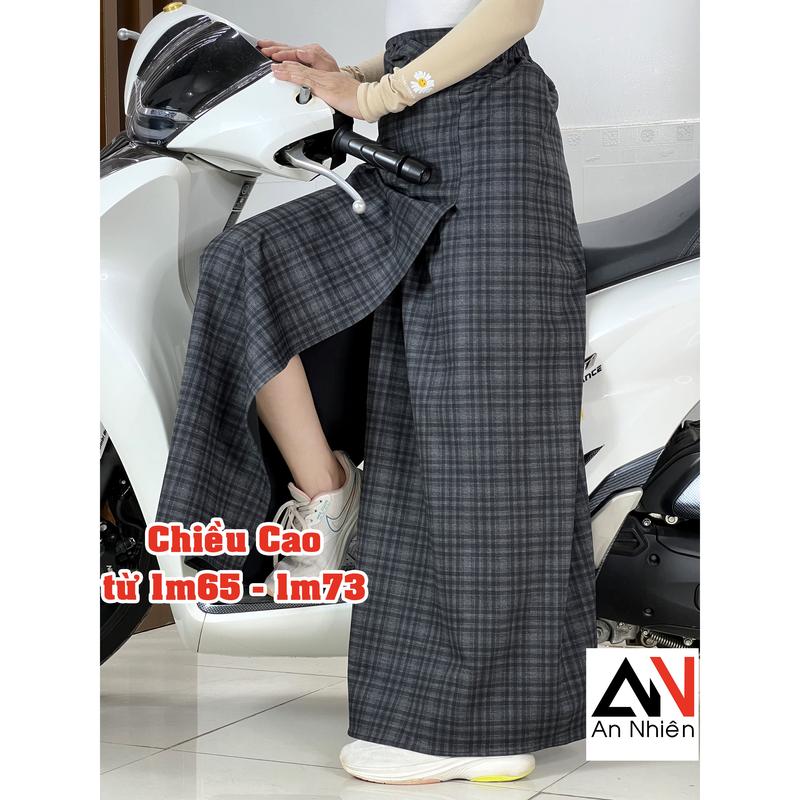 [được chọn mẫu] váy chống nắng loại dài 108cm dành cho bạn cao khoảng 1m70 dạng xẻ tà chất vải dày dặn Nữ Voi Women