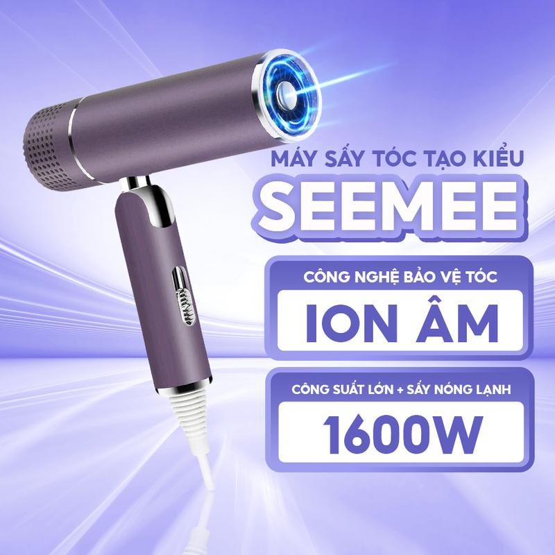 Máy sấy tóc tạo kiểu SeeMee - Công nghệ Ion âm giúp hạn chế hư tổn tóc - Bảo hành 12 tháng