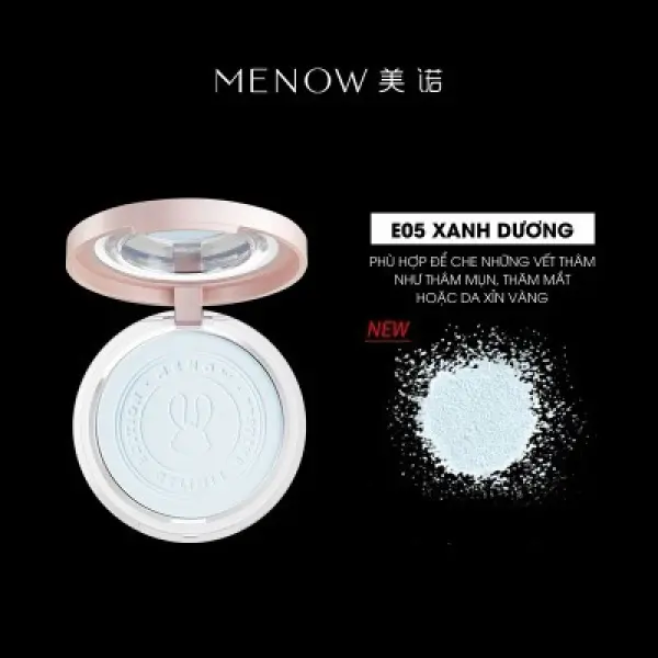 [PHẤN PHỦ MENOW CHÍNH HÃNG] Phấn Phủ nén kiềm dầu, chống nước, che phủ hoàn hảo MENOW Rabit Compact Powder 8.5g 6
