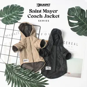 baju kucing lucu gemoy aksesoris hewan peliharaan - Saint Mayer Coach Jacket