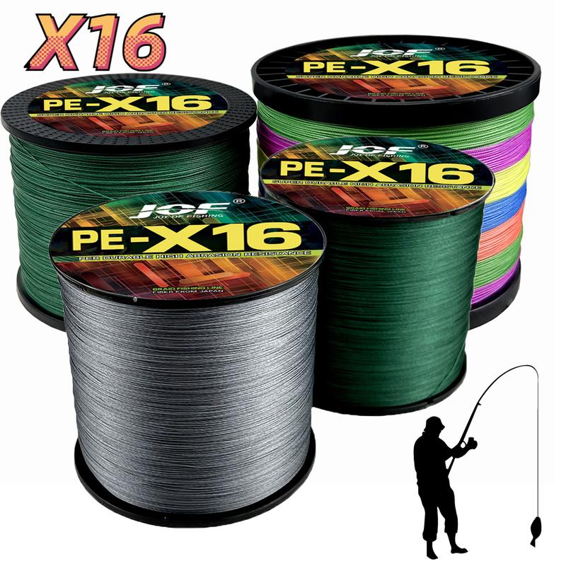 Tali Pancing PE, JOF X16 Helai, Tersedia dalam 100M dan 300M, Sesuai ...