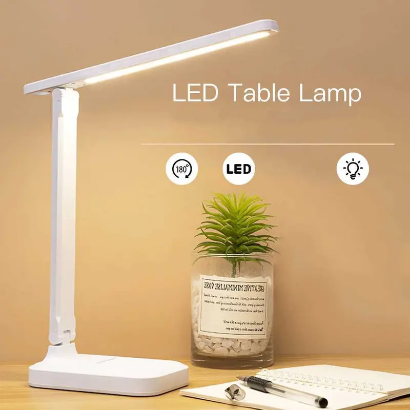 TaffLED Lampu Meja Belajar LED Eye Protection USB Model 8W 3 Color - T302 3