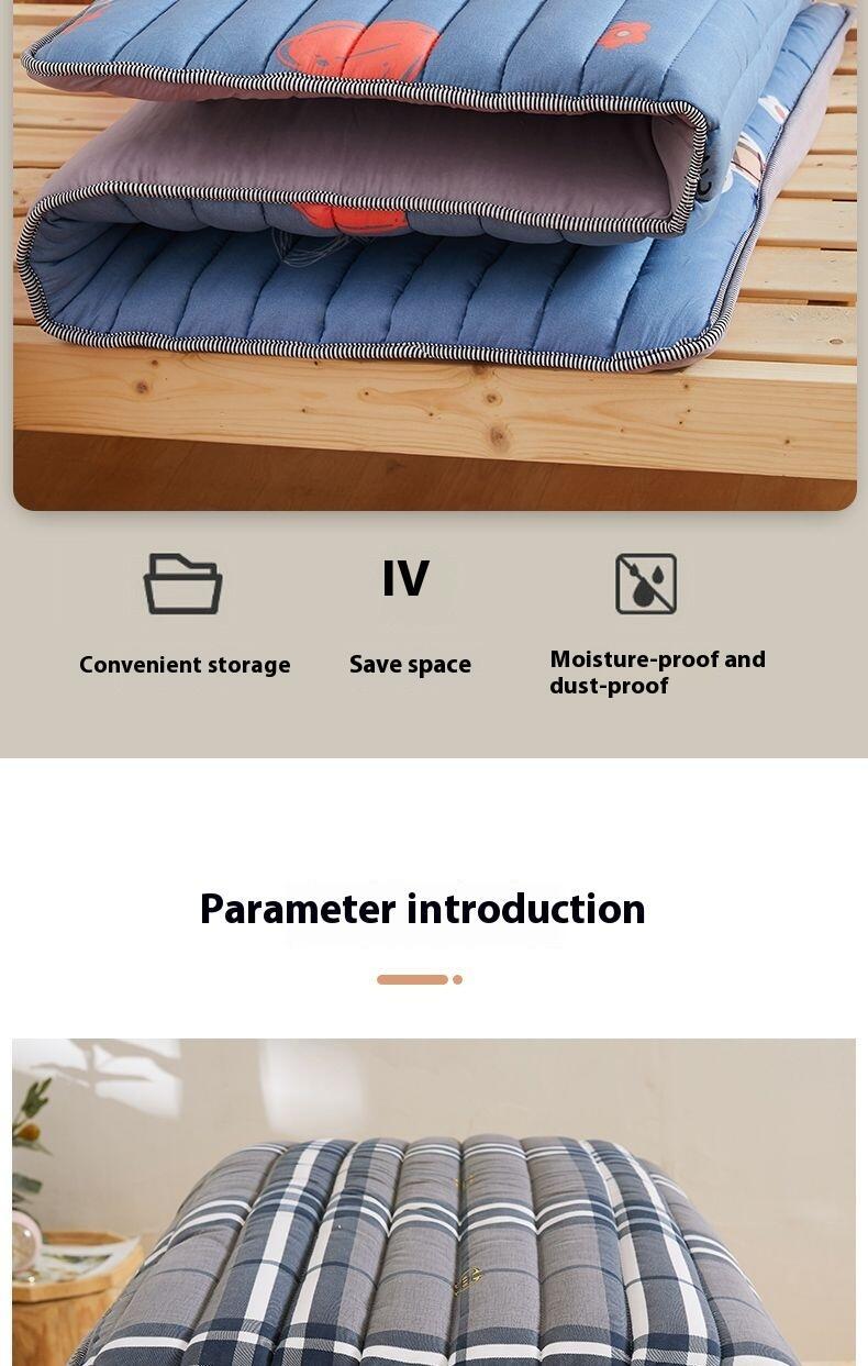 Product Introduction of Dedicated student single adult bunk bed, foldable mattress, dormitory essential item, double person 10