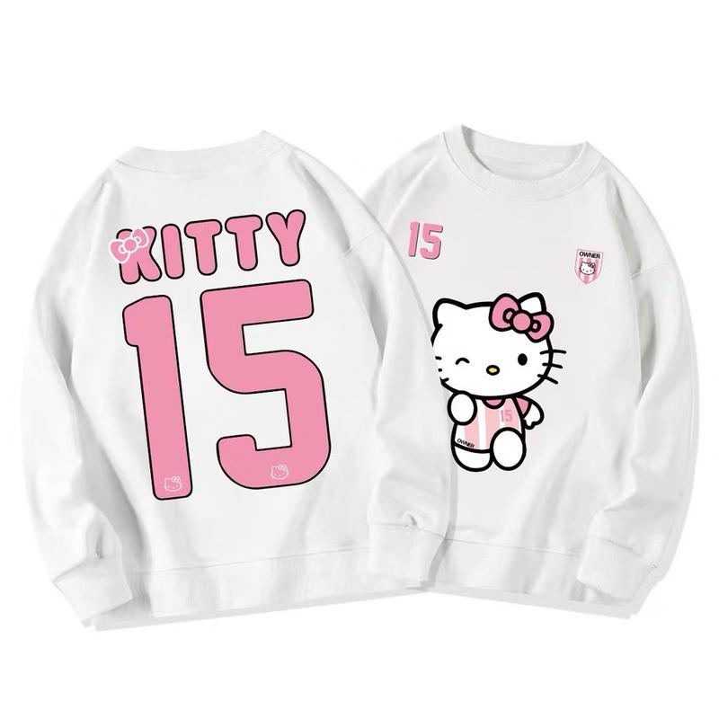 Áo sweater nữ form rộng hàn quốc mùa đông áo dài tay in hình cute dễ thương mẫu mới 2025 top nỉ ép hàn Women