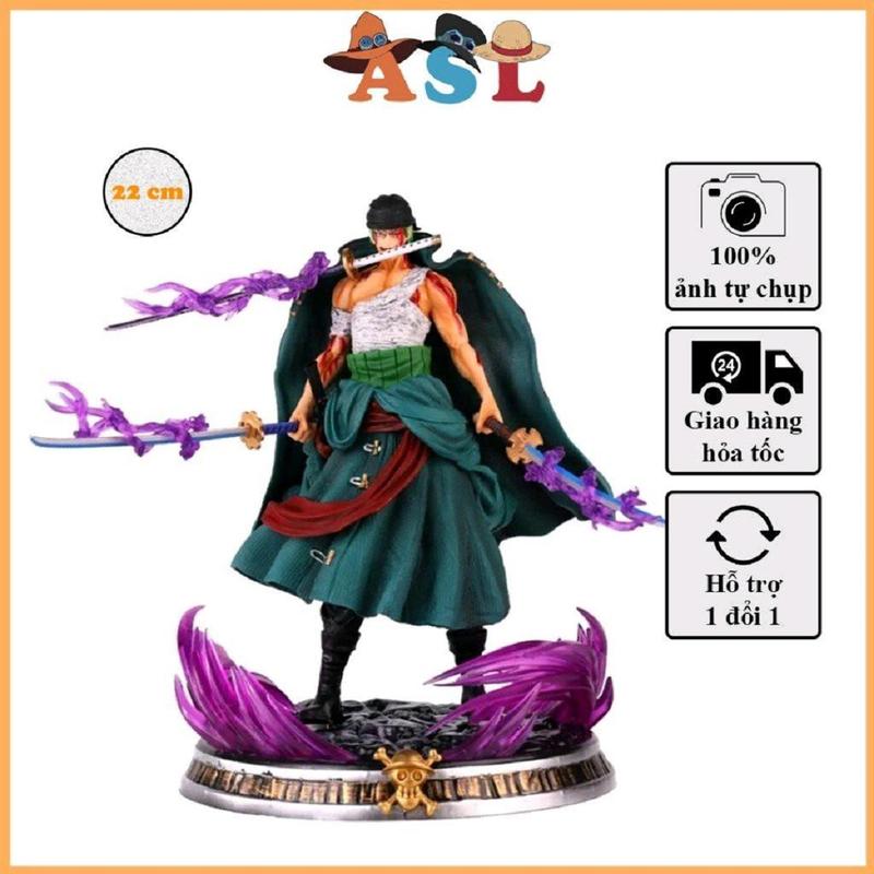 Mô Hình Zoro Wano Đẫm Máu kiếm Enma  siêu ngầu cao 22 cm Full box - Mô hình One Piece Đồ Chơi Toy