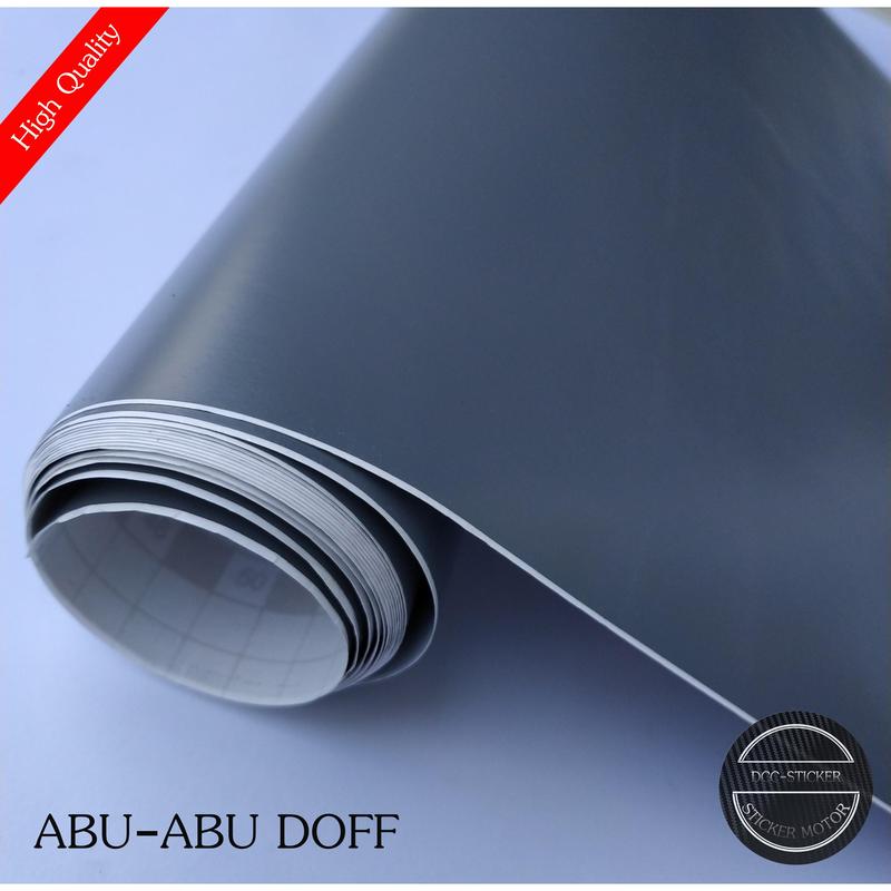 Skotlet Abu-Abu doff dop Matte Motor ( ukuran Panjang 1 meter x lebar 45 cm) mobil 5