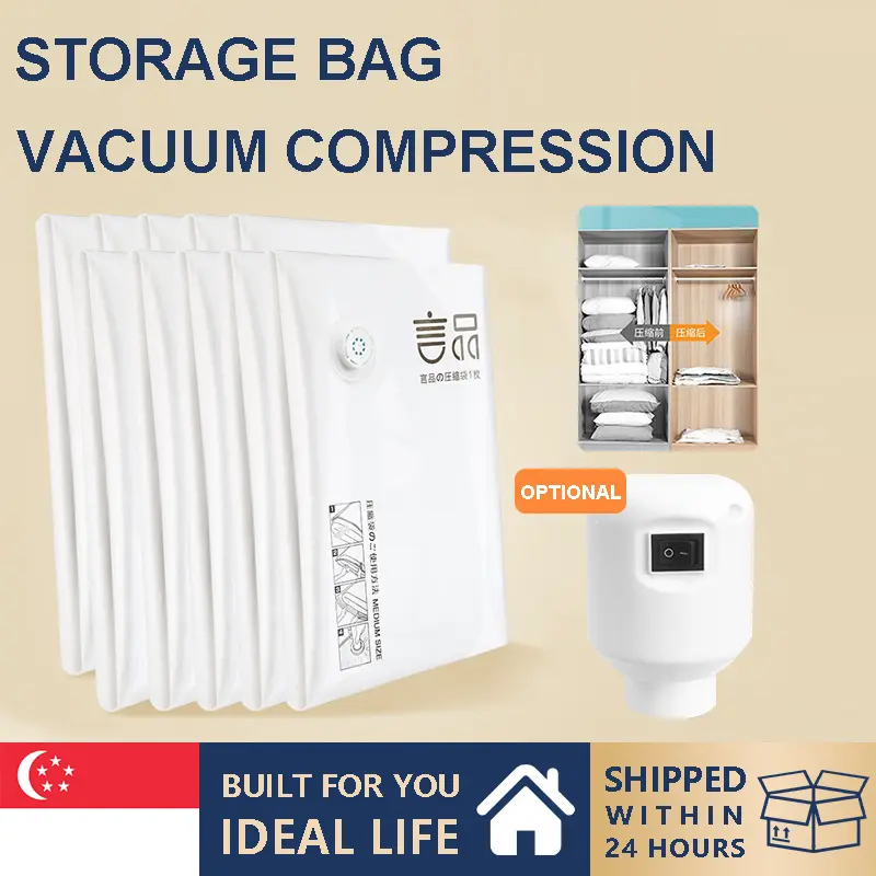 Vacuum Storage Bag Foldable Organizer Travel Seal Bags Space Saving Seal Bags For Quilts Clothes Sweater Jacket Storing travel clothes