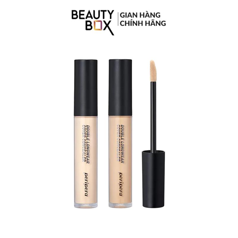  Kem Che Khuyết Điểm Peripera Double Longwear Cover Concealer 5.5g Cosmetic Nữ 