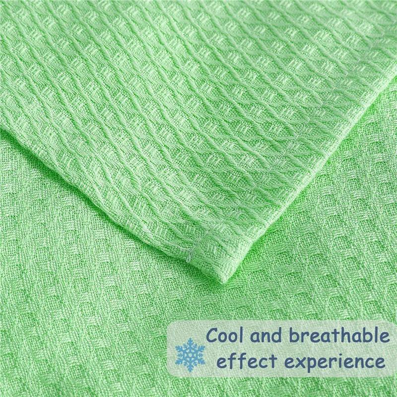 Summer Coog Bamboo Fiber Thin Breathable Throw Blanket For Bed Sofa Travel Plaid Air Condition Quilt Baby Adult Guanke 1587399093-Cb 3