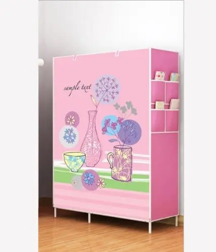 Tủ Quần Ào Vải Tủ Khung thép 3D, Tủ Lắp Ghép Giá Sinh Viên 0