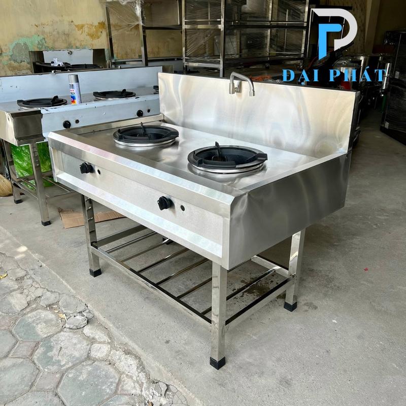 Bếp gas công nghiệp 2 họng đốt 5