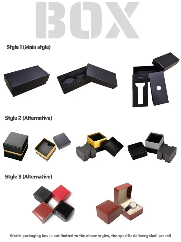 Men's Street Trend Automatic Mechanical Watch, Fashion Waterproof Watch for Party, Daily Decor, Trendy All-match & Exquisite Watch for Birthday Gift with Box 8