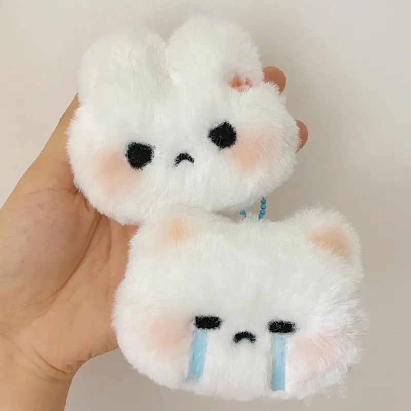 Mặt Dây Chuyền Búp Bê Gấu Thỏ Người Yêu Nhồi Bông Dễ Thương, Phụ Kiện Trang Trí Túi Đi Học Cho Học Sinh, Trái Tim Nữ Tính Móc Chìa Khóa Siêu Dễ Thương 1