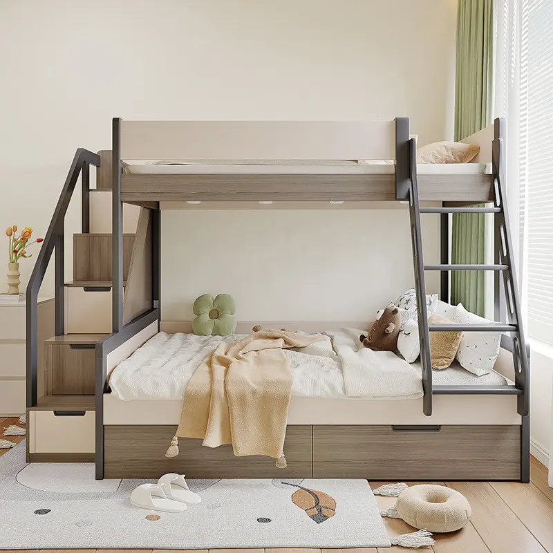 【SG Sellers】Bunk Bed Frame Bunk Beds for Kids Bunk Beds for Adults Large Bunk Beds with Drawers Mattress Sets