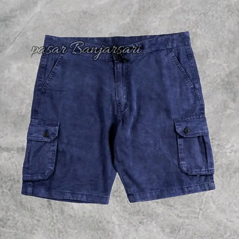 ( BB 85 - 135 kg ) Celana Pendek Cargo Jumbo Pria Dewasa Santai Jeans 1